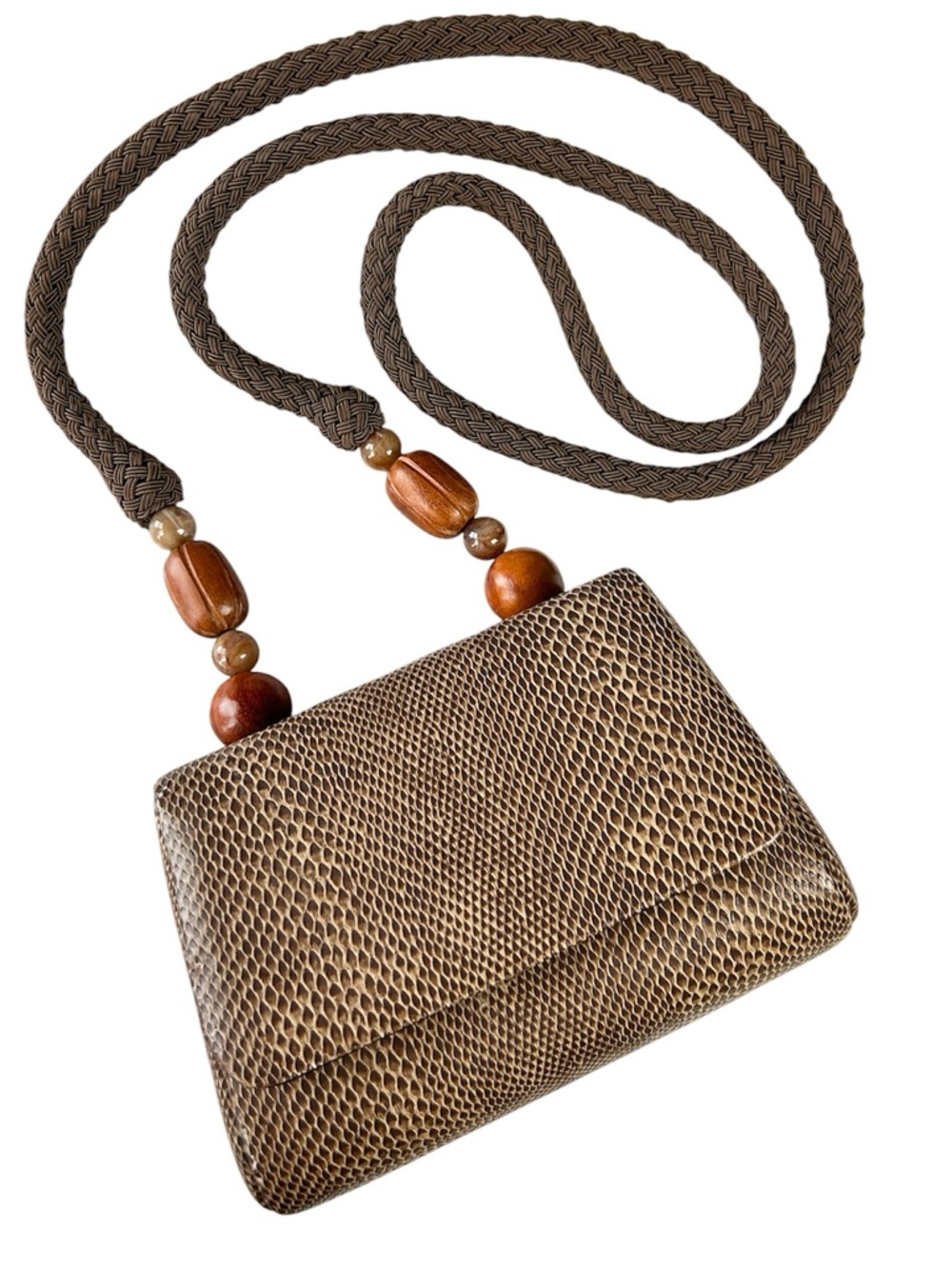 VTG 70s Rafael Sanchez Snakeskin Shoulder Bag